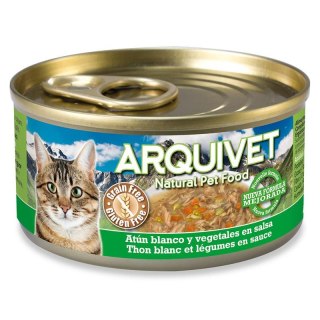 [W] Arquivet Puszka dla kota o smaku tuńczyka z warzywami 24 x 80 g