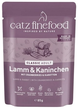 Catz Finefood Classic Jagnięcina i Królik (N.11) saszetka 85g