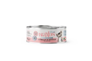 NAXOS CAT KITTEN - cielęcina i wieprzowina - puszka dla kociąt 85g
