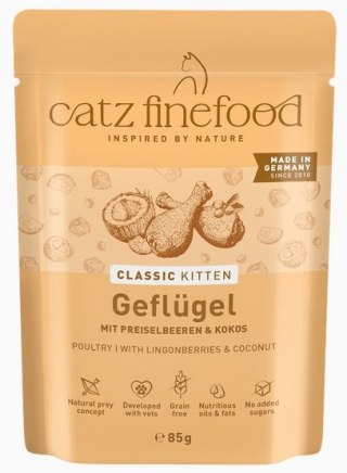 Catz Finefood Classic Kitten Drób (N.03) saszetka 85g