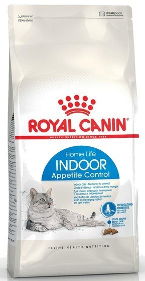 Royal Canin Indoor Appetite Control karma sucha dla kotów dorosłych przebywających w domu, domagających się jedzenia 400g