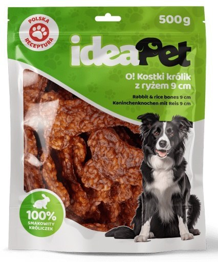 IdeaPet Kostki królik 9cm 500g