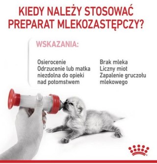 Royal Canin Babycat Milk pełnoporcjowy preparat mlekozastępczy dla kociąt do 2 miesiąca życia 300g
