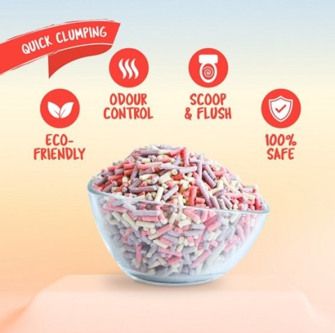 Kit Cat Żwirek ECO SoyaClump Confetti 7L / 2,5kg