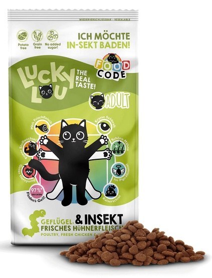 Lucky Lou Food Code Lifestage Adult Drób & Owady 750g