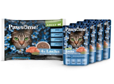 Pawsome Adult Lachs - łosoś saszetki 4x85g