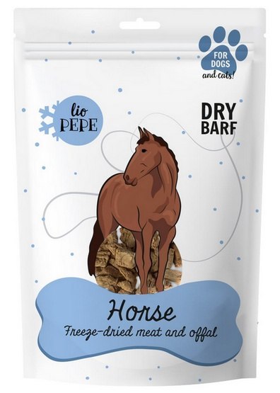 Paka Zwierzaka Lio PEPE Przysmak liofilizowany Horse (wątróbka końska) 60g