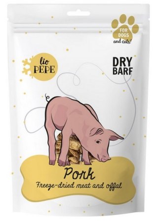 Paka Zwierzaka Lio PEPE Przysmak liofilizowany Pork (Polędwiczka wieprzowa) 60g