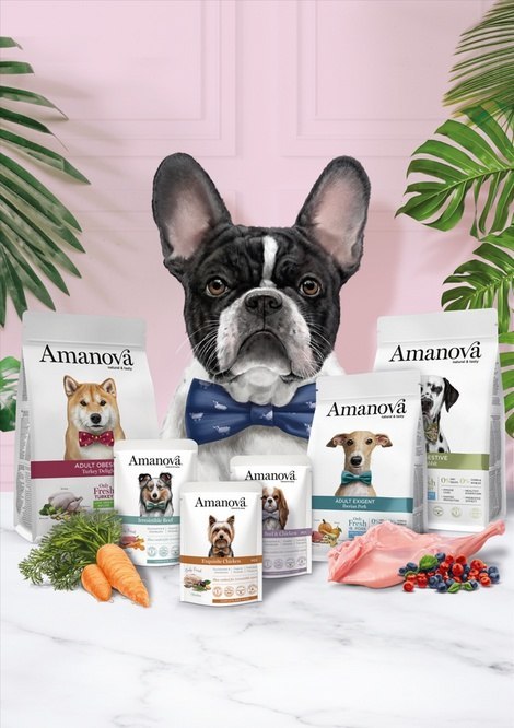 Amanova Dog Adult Brilliant Beef & Chicken - wołowina i kurczak saszetka 100g [P01]