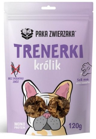 Paka Zwierzaka Trenerki Królik 120g