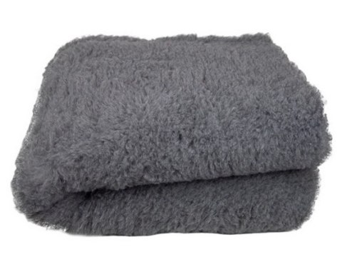 BUBA Dry Bed Legowisko bez antypoślizgów 28mm 100x75cm szare z zielonym spodem [A104]