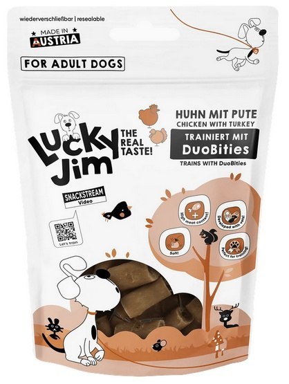 Lucky Jim DuoBities Kurczak i indyk 70g