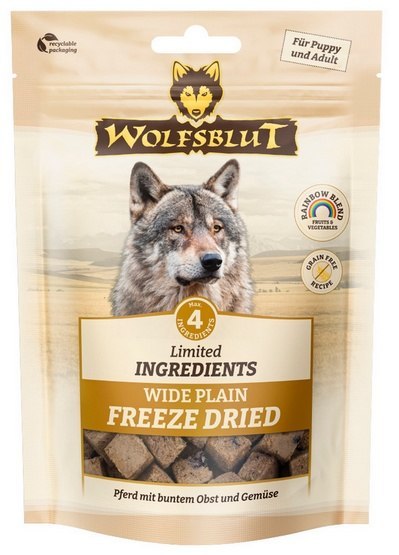 Wolfsblut Dog Limited Ingredients Freeze Dried Wide Plain - liofilizowana konina 40g