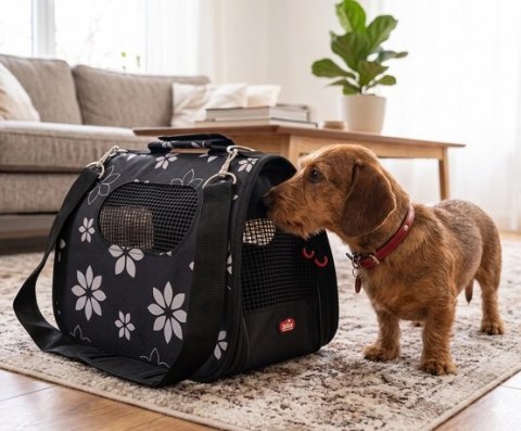 Zolux Nomad Torba transportowa L flower dla psa