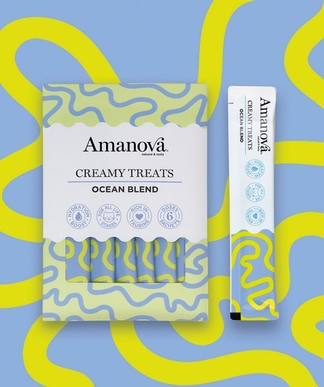 Amanova Cat Creamy Treats Ocean Blend Tuna & Salmon - tuńczyk i łosoś 6x15g