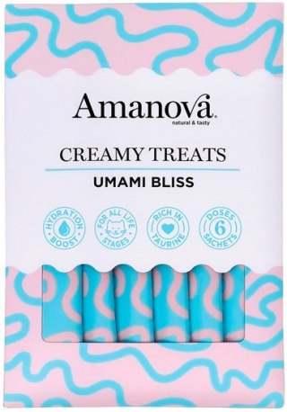 Amanova Cat Creamy Treats Umami Bliss Chicken & Katsuobushi - kurczak i katsuobushi 6x15g