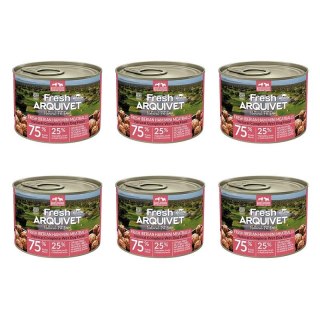 Arquivet Fresh MINI klopsiki z szynką iberyjską, słodkimi ziemniakami i brokułami 6x200g