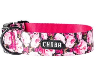 CHABA Obroża regulowana Bull Story IV S/M Peony