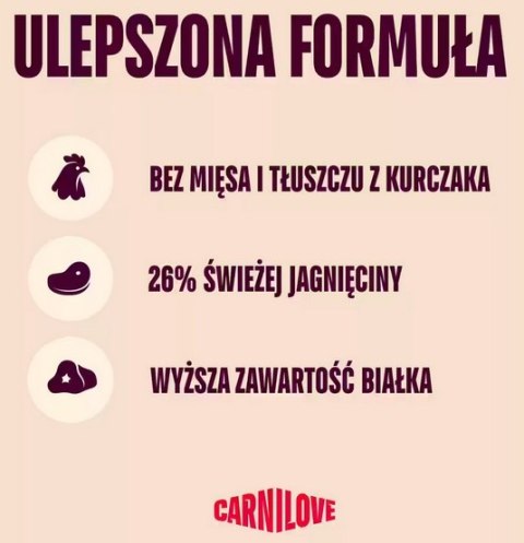 Carnilove Cat Active Lamb & Wild Boar Sterilised - jagnięcina i dzik 6kg