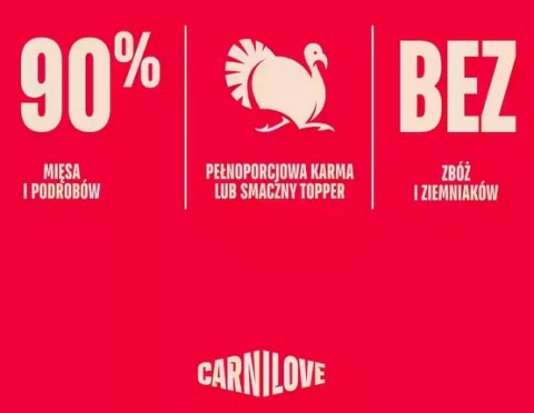 Carnilove Cat Turkey - indyk w sosie saszetka 85g