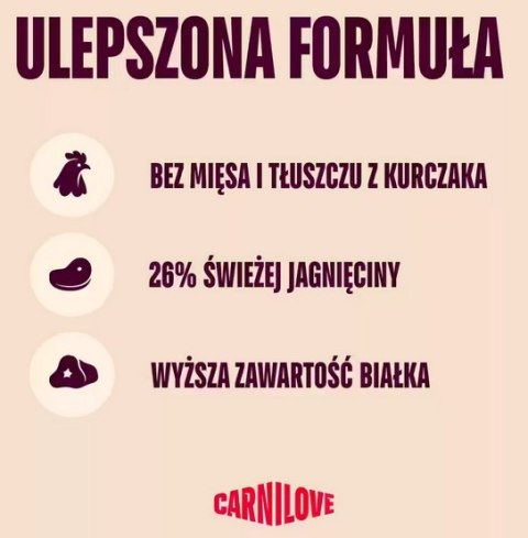 Carnilove Dog Active Lamb & Wild Boar Adult - jagnięcina i dzik 1,5kg