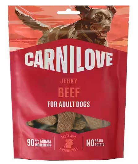 Carnilove Dog Jerky Beef Fillet - wołowina filet 100g