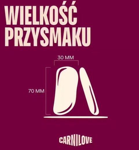 Carnilove Dog Jerky Beef Fillet - wołowina filet 100g