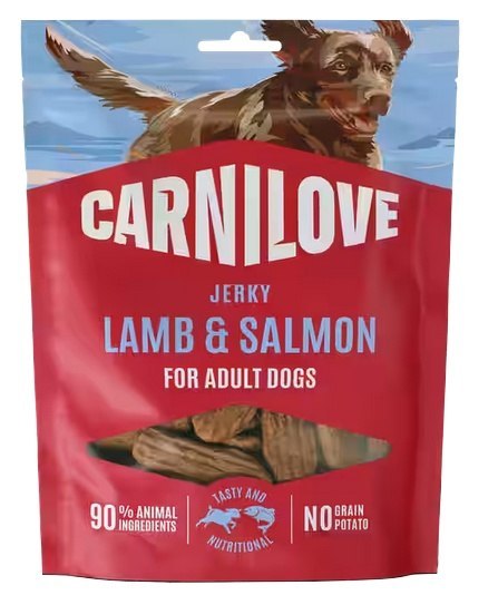 Carnilove Dog Jerky Lamb & Salmon - jagnięcina i łosoś 100g