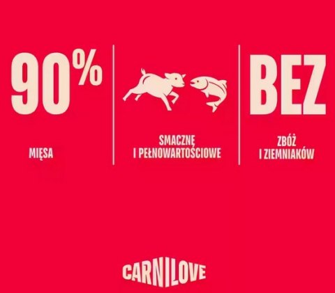 Carnilove Dog Jerky Lamb & Salmon - jagnięcina i łosoś 100g