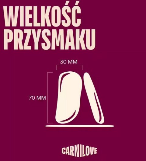 Carnilove Dog Jerky Turkey & Venison - indyk i dziczyzna 100g