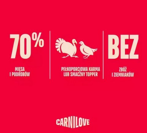 Carnilove Dog Turkey & Quail - indyk i przepiórka saszetka 300g