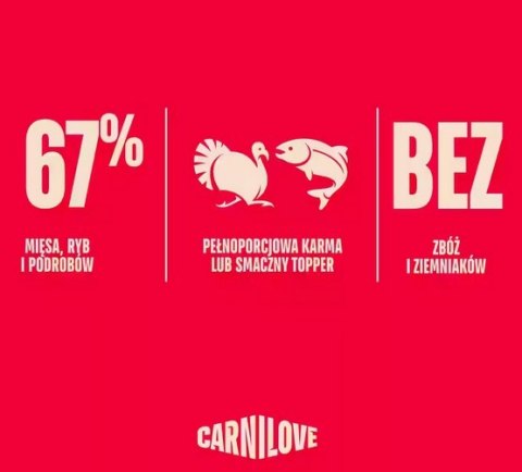 Carnilove Dog Turkey & Salmon Puppy - łosoś i indyk puszka 400g