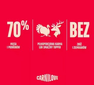 Carnilove Dog Turkey & Venison - indyk i dziczyzna saszetka 300g