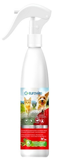 Eurowet Spray ochronny przeciwko pchłom i kleszczom dla psa i kota 200ml