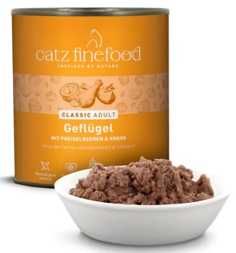 Catz Finefood Classic Drób (N.03) puszka 800g