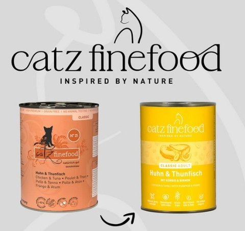 Catz Finefood Classic Kurczak i Tuńczyk (N.25) puszka 400g