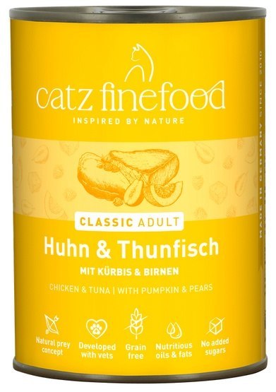 Catz Finefood Classic Kurczak i Tuńczyk (N.25) puszka 400g