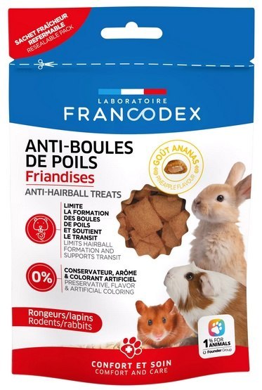 Francodex Przysmak dla królików zapobiegający zakłaczeniu 50g [FR174131]