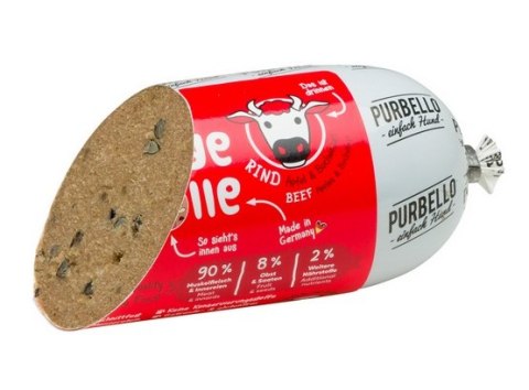 Purbello Dog Trenerki Kiełbaska Treningowa Monobiałkowa Wołowina 200g