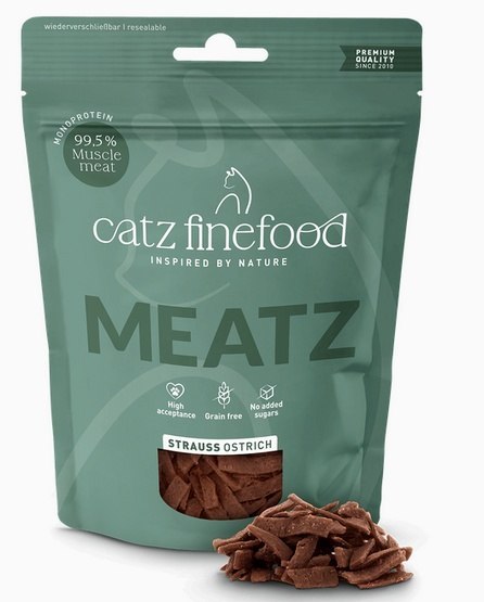 Catz Finefood Meatz N.17 Struś 45g